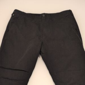 Eddie Bauer Black Trousers with Logo Waistband